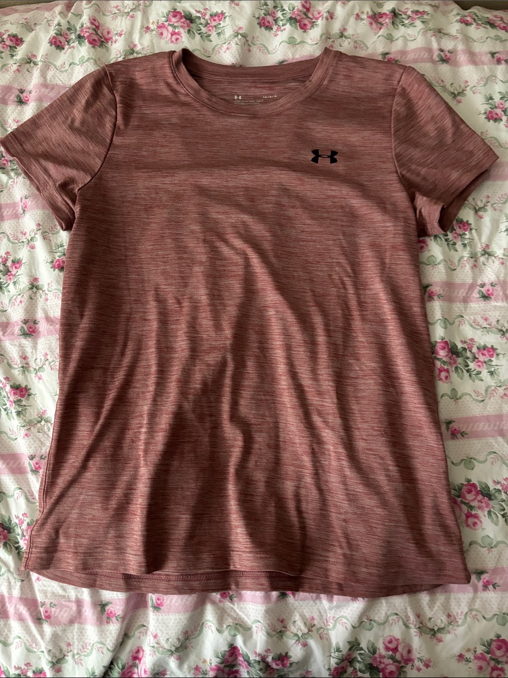 Under Armour Women's Heathered Rose Short Sleeve Performance Tee